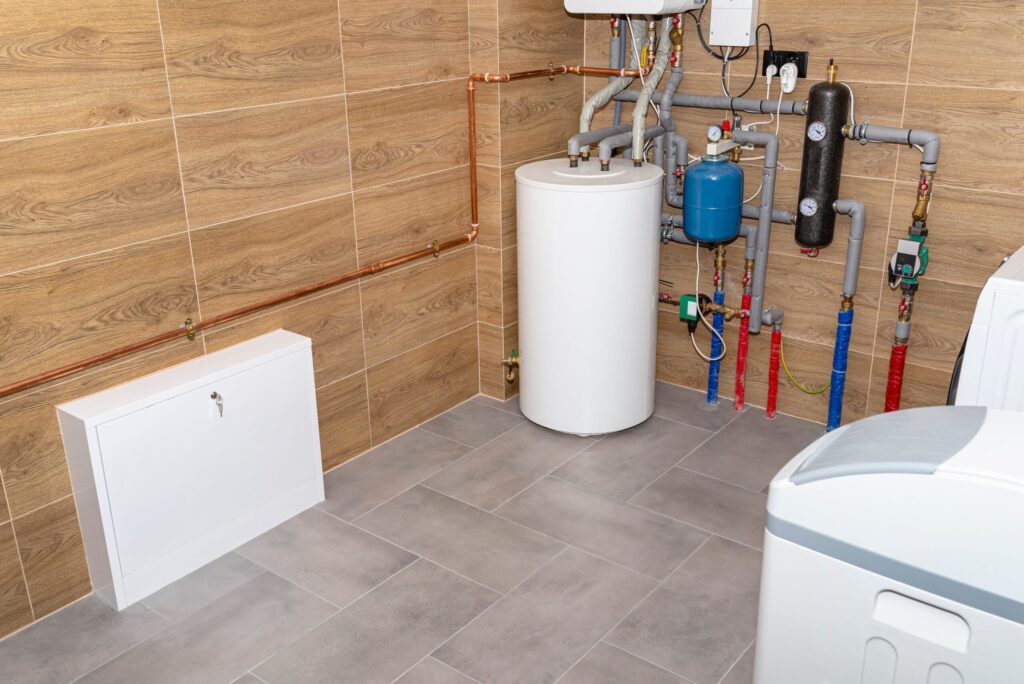 Residential water heater and plumbing system installed in Hialeah